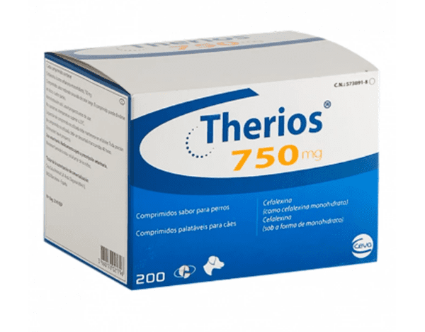 Therios 750 mg para perros